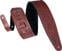 Leather guitar strap Levys PM44T01 Leather guitar strap Walnut