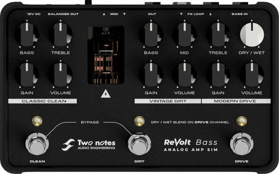 Przedwzmacniacz basowy/Wzmacniacz typu Rack Two Notes ReVolt Bass - 1
