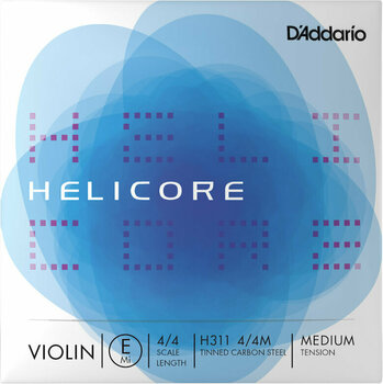 Cordas para violino D'Addario H311 4/4M Helicore E - 1