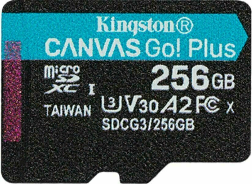 Speicherkarte Kingston 256GB microSDXC Canvas Go! Plus U3 UHS-I V30 SDCG3/256GBSP