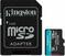 Memóriakártya Kingston 128GB microSDHC Canvas Go! Plus UHS-I V30 + SD Adapter Micro SDHC 128 GB Memóriakártya