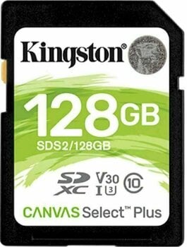 Speicherkarte Kingston 128GB SDXC Canvas Plus UHS-I SDS2/128GB - 1