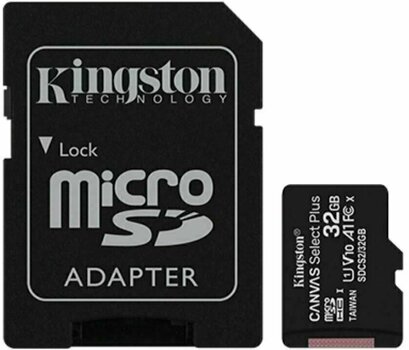 Memory Card Kingston 32GB microSDHC Canvas Plus UHS-I Gen 3 SDCS2/32GB - 1
