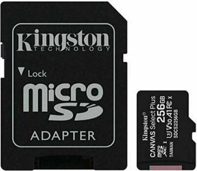 Hukommelseskort Kingston 256GB microSDXC Canvas Plus UHS-I Gen 3 Micro SDXC 256 GB Hukommelseskort - 1