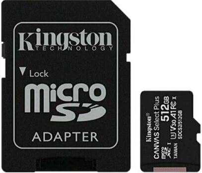 Speicherkarte Kingston 512GB microSDXC Canvas Plus UHS-I Gen 3 SDCS2/512GB - 1