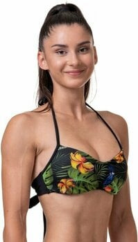 Costumi da bagno da donna Nebbia Earth Powered Bikini Top Jungle Green S - 1