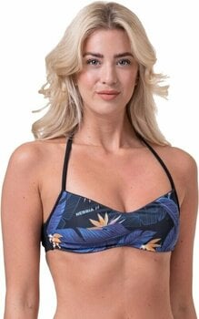 Strój kąpielowy damski Nebbia Earth Powered Bikini Top Ocean Blue S - 1