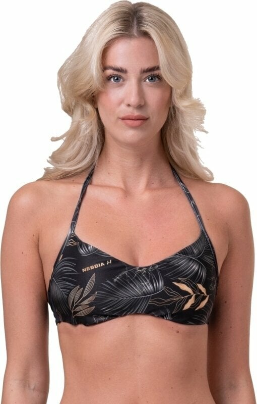 Ženski kupaći kostimi Nebbia Earth Powered Bikini Top Volcanic Black S
