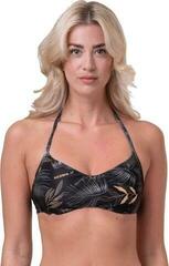 Strój kąpielowy damski Nebbia Earth Powered Bikini Top Volcanic Black S Strój kąpielowy damski