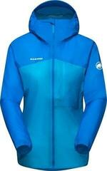 Outdoorová bunda Mammut Kento Light HS Hooded Women Ice/Gentian XS Outdoorová bunda