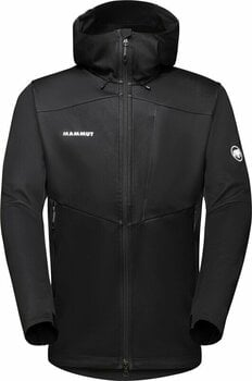 Outdoor Jacket Mammut Ultimate VII SO Hooded Men Outdoor Jacket Black S - 1