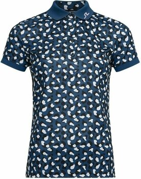 Tricou polo J.Lindeberg Tour Tech Print Golf Moroccan Blue Animal L Tricou polo - 1