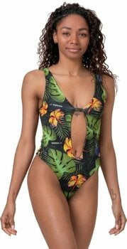 Badkläder för kvinnor Nebbia High-Energy Monokini Jungle Green S - 1