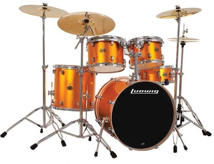 Akoestisch drumstel Ludwig Element Fusion Orange