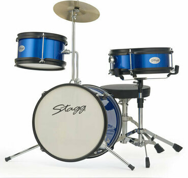 Акустични барабани-комплект Stagg TIMJR3-12BL - 1