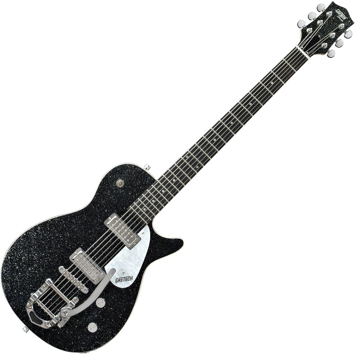 Guitare électrique Gretsch G5265 Jet Baritone Black Sparkle