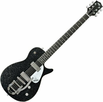 E-Gitarre Gretsch G5265 Jet Baritone Black Sparkle - 1