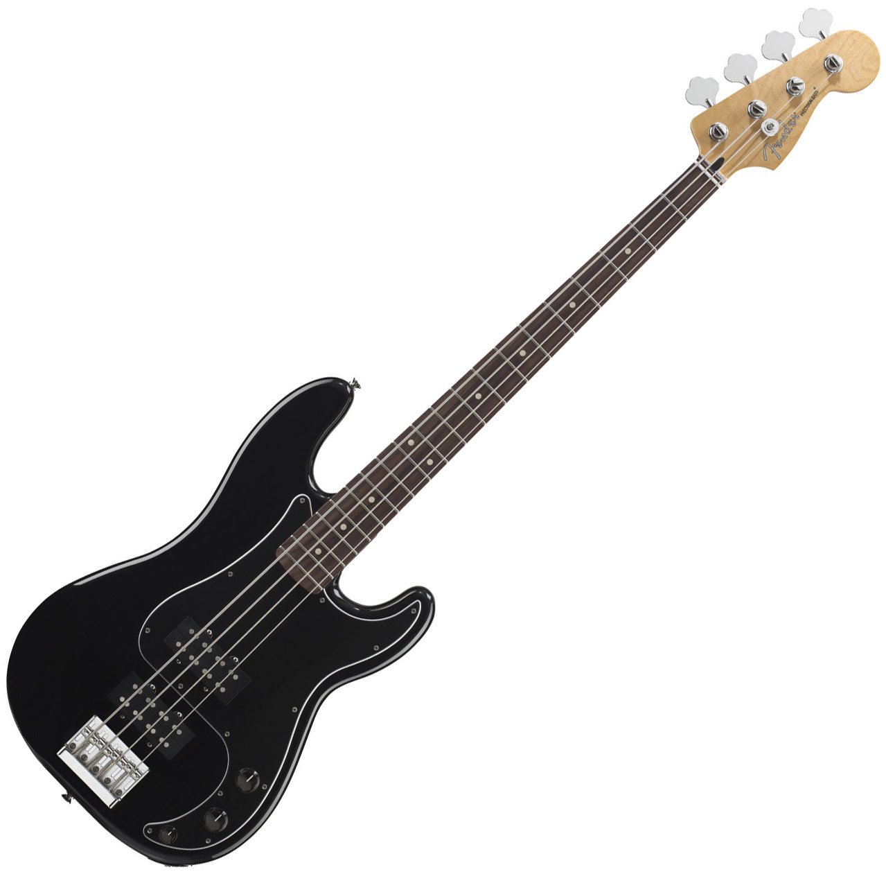 4-string Bassguitar Fender Blacktop Precision Bass RW Black