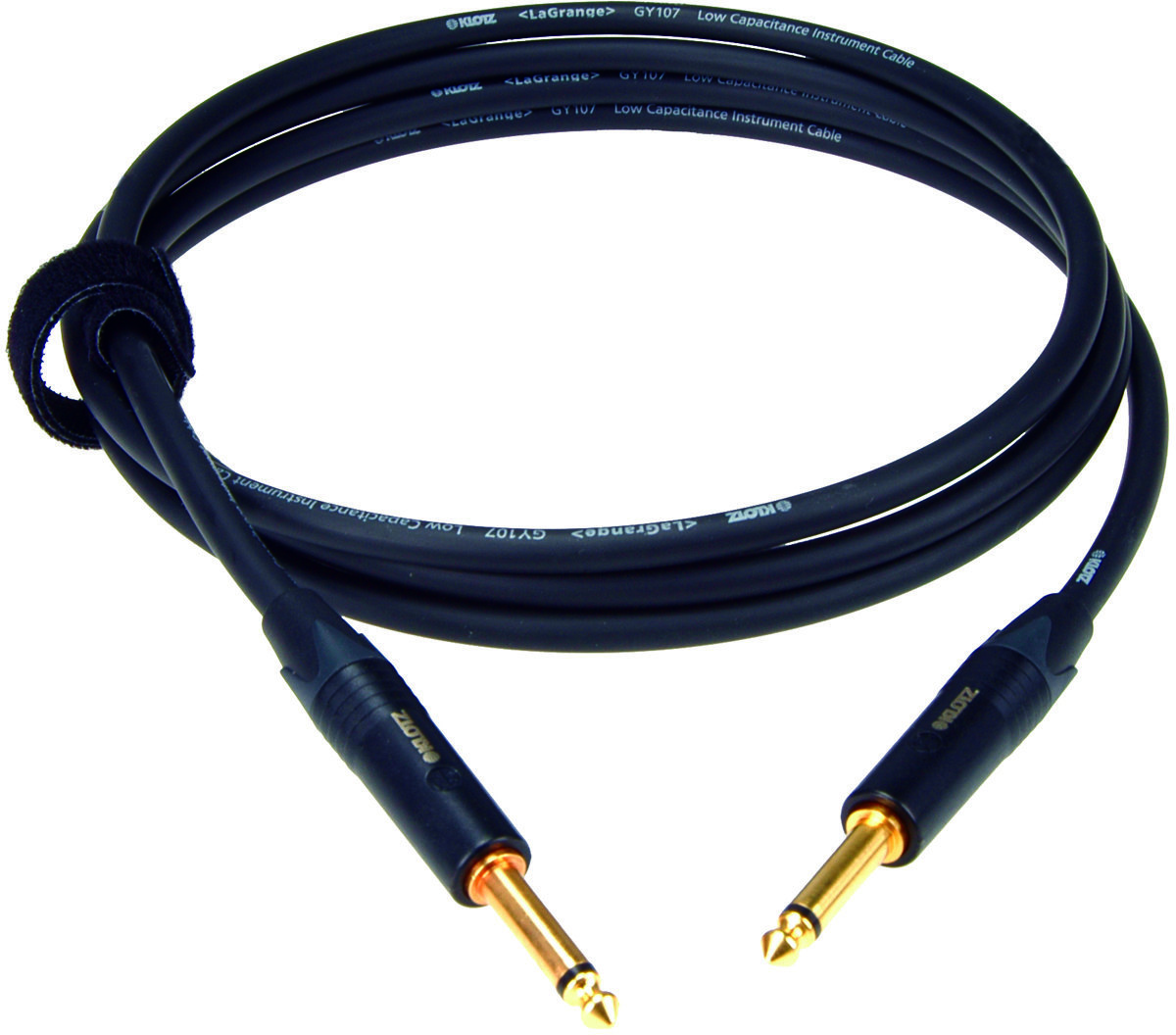 Nástrojový kábel Klotz LAGPP0600 Čierna 6 m Rovný - Rovný