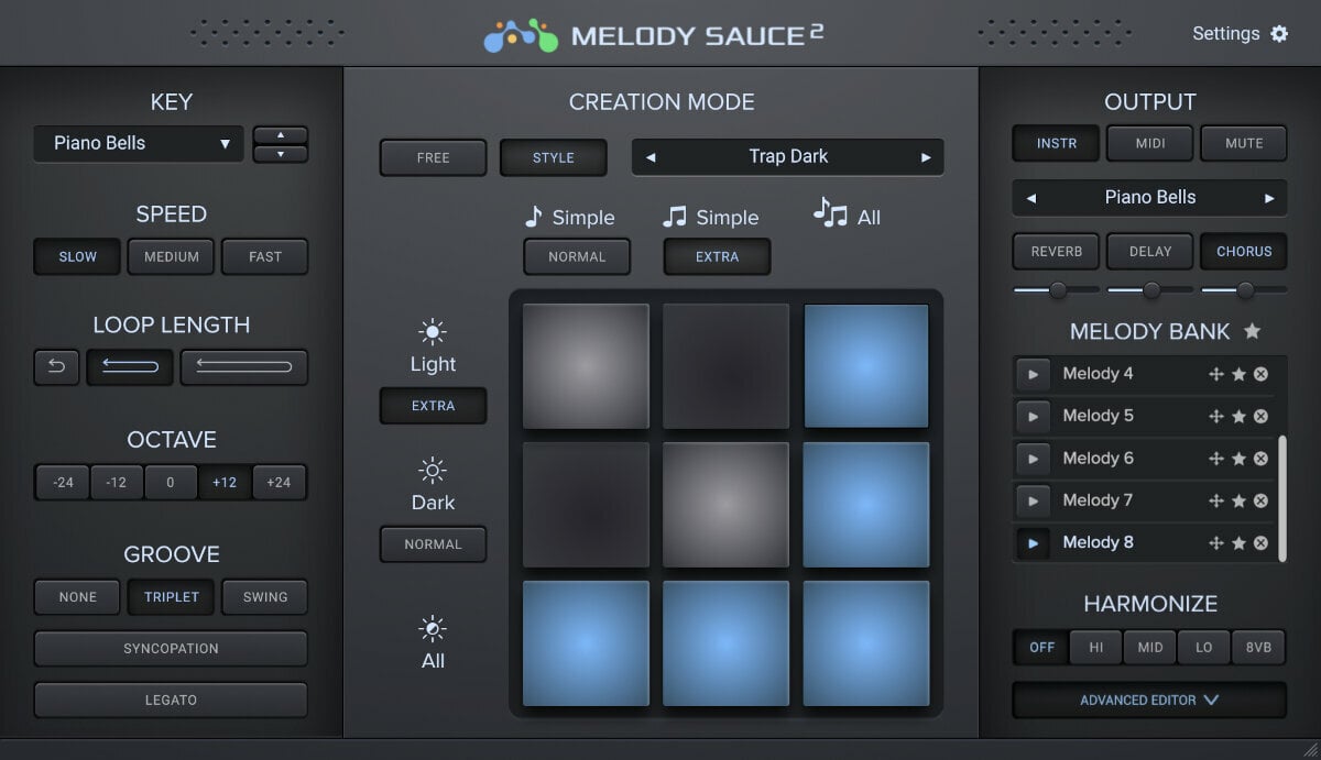 Uppdateringar och uppgraderingar Evabeat Melody Sauce 2 Upgrade (Digital produkt)