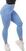 Calças de fitness Nebbia Active High-Waist Smart Pocket Leggings Light Blue L Calças de fitness