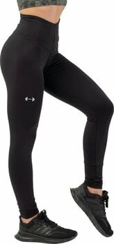 Fitness Trousers Nebbia Classic High-Waist Performance Leggings Black S Fitness Trousers - 1