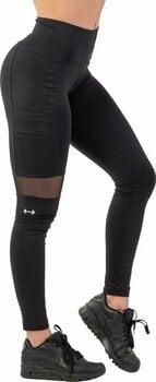 Fitness Trousers Nebbia Sporty Smart Pocket High-Waist Leggings Black S Fitness Trousers - 1