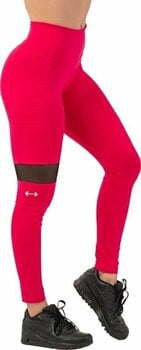 Fitness Trousers Nebbia Sporty Smart Pocket High-Waist Leggings Pink M Fitness Trousers - 1