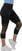 Fitness nadrág Nebbia High-Waist 3/4 Length Sporty Leggings Black M Fitness nadrág
