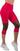 Pantalones deportivos Nebbia High-Waist 3/4 Length Sporty Leggings Pink L Pantalones deportivos
