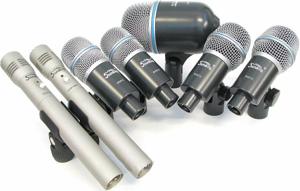 Conjunto de microfones para bateria Soundking E07W Conjunto de microfones para bateria