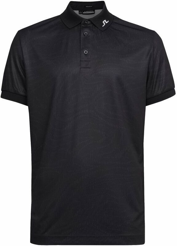 Polo Shirt J.Lindeberg KV Regular Fit Print Black Spiral Camou 2XL