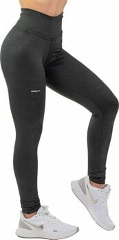 Pantalon de fitness Nebbia Python SnakeSkin High-Waist Leggings Black S Pantalon de fitness - 1