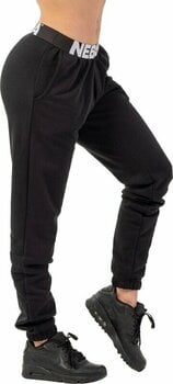 Fitness-bukser Nebbia Iconic Mid-Waist Sweatpants Sort M Fitness-bukser - 1