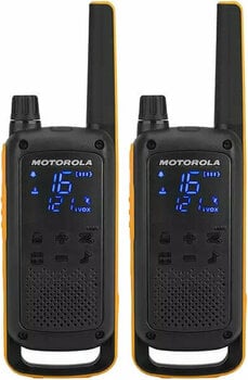 Marine VHF Motorola T82 Extreme TALKABOUT Black/Orange 2pcs - 1