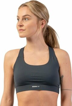 Fitness Underwear Nebbia Active Sports Bra Dark Grey XS Fitness Underwear - 1