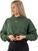 Fitness-sweatshirt Nebbia Loose Fit Crop Hoodie Iconic Dark Green XS-S Fitness-sweatshirt