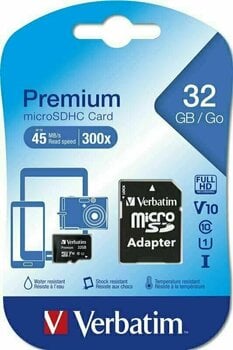 Pomnilniška kartica Verbatim SDHC 32GB micro Premium - 1