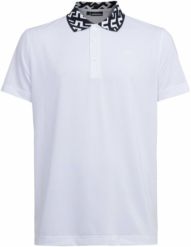 Polo Shirt J.Lindeberg Karter Regular Fit Golf Polo White 2XL