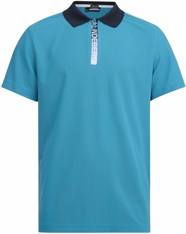 Polo Shirt J.Lindeberg Brayden Regular Fit Golf Polo Enamel Blue XL Polo Shirt