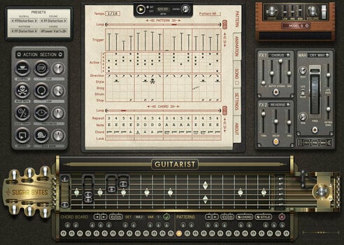 VST Instrument studio-software SugarBytes Guitarist (Digitaal product) - 1