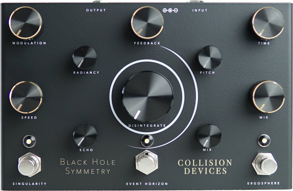 Multi-efeitos para guitarra Collision Devices Black Hole Symmetry