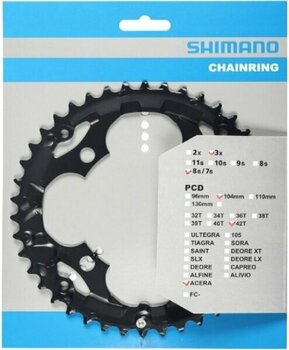 Kerékpár lánckerék / Alkatrész Shimano FC-M361 Lánckerék 42T - 1