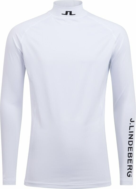 Vêtements thermiques J.Lindeberg Aello Soft Compression Top White/Black L
