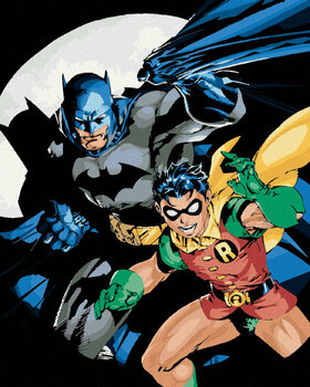 Malování podle čísel Zuty Malování podle čísel Batman a Robin - 1