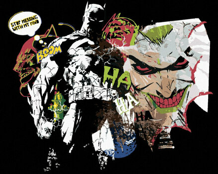 Picturi pe numere Zuty Pictură pe numere Benzi desenate Batman și Joker - 1