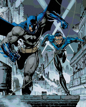Schilderen op nummer Zuty Schilderen met nummers Batman A Nightwing - 1