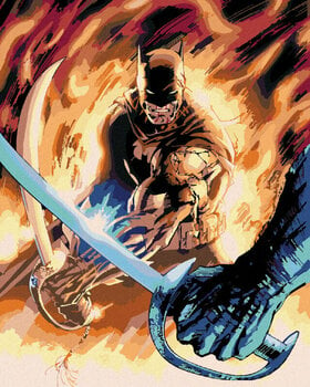 Slikanje po številkah Zuty Barvanje po številkah Batman in meč - 1