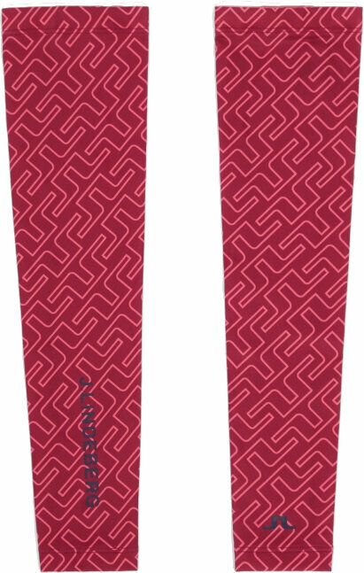Vêtements thermiques J.Lindeberg Esther Golf Print Sleeve Hot Pink Bridge Monogram XS/S