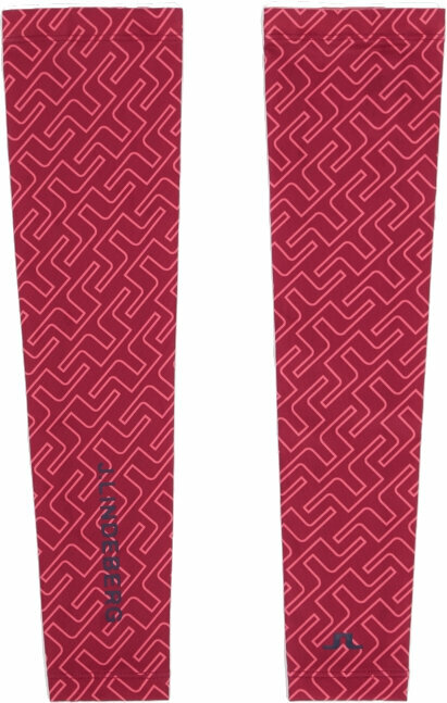 Abbigliamento termico J.Lindeberg Esther Golf Print Sleeve Hot Pink Bridge Monogram M/L